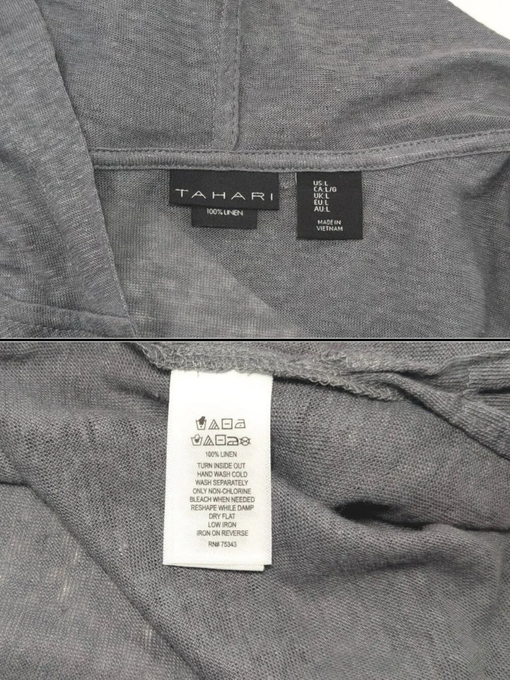 Tahari gray lightweight